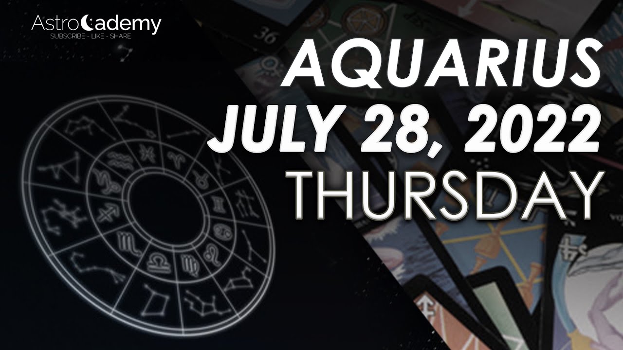 AQUARIUS ♒❤ IT'S TIME TO RELAX! ❤️ HOROSCOPE July 2022