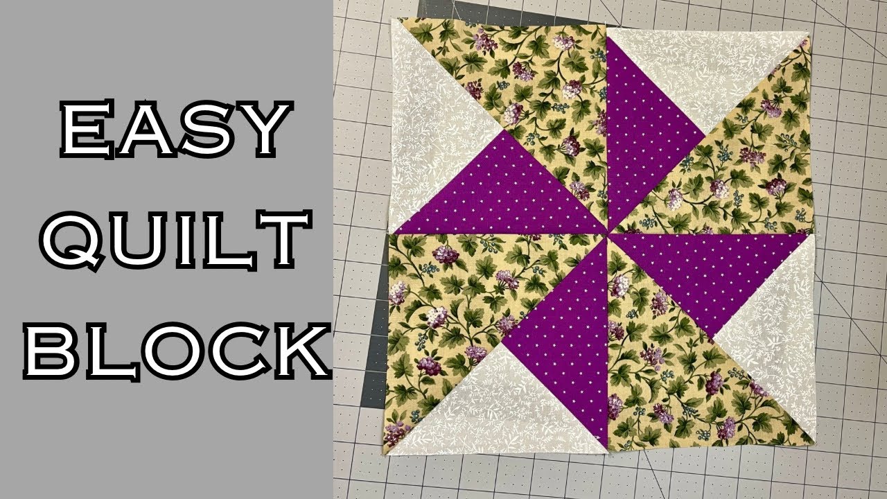 Double PinWheel Quilt Block