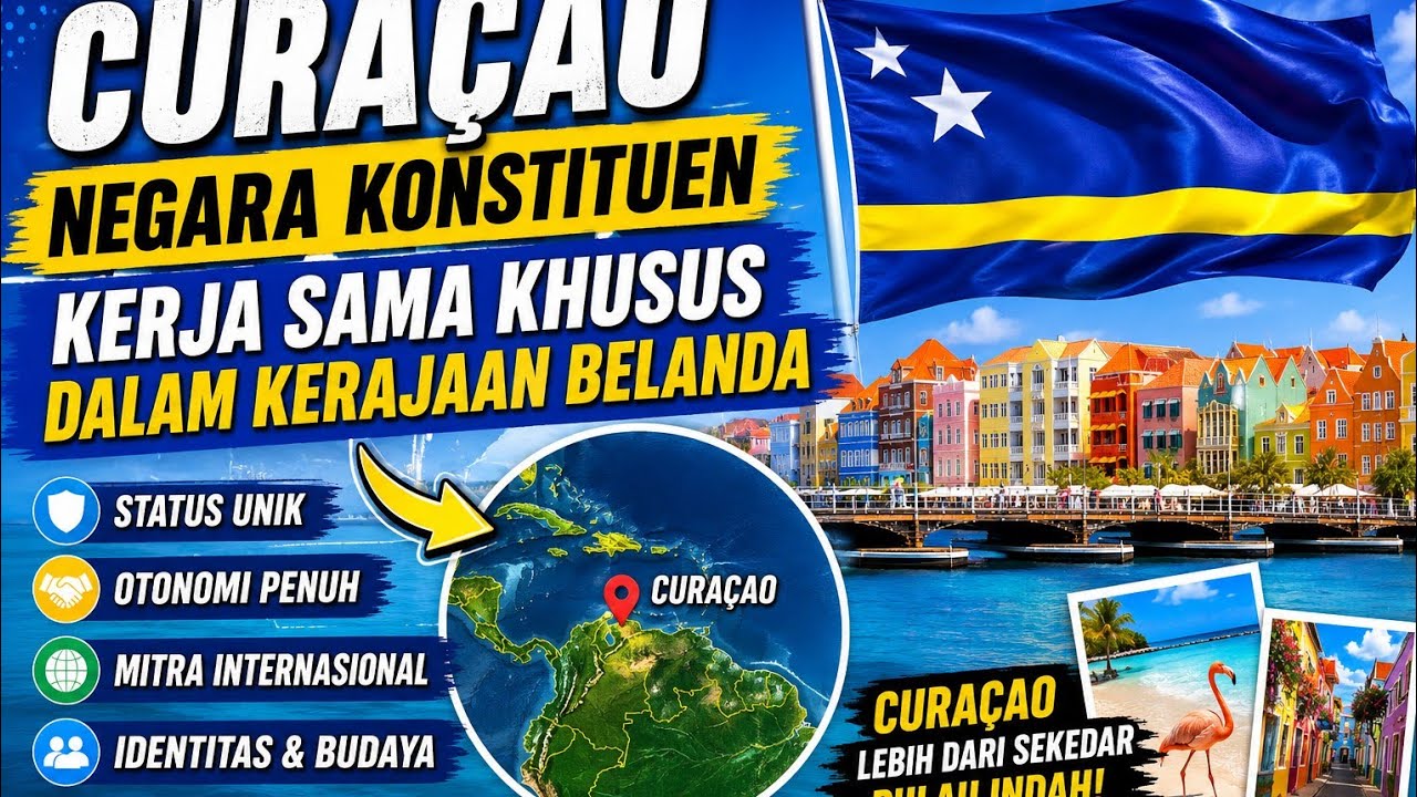 SEJARAH NEGARA KONSTITUEN CURACAO || WILAYAH SEBERANG LAUT BELANDA DI KARIBIA !! #curacao 