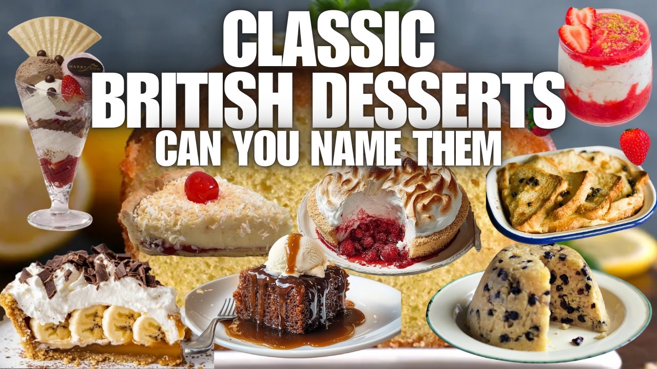 Try To Name The British Desserts [Quiz Mix Challenge]