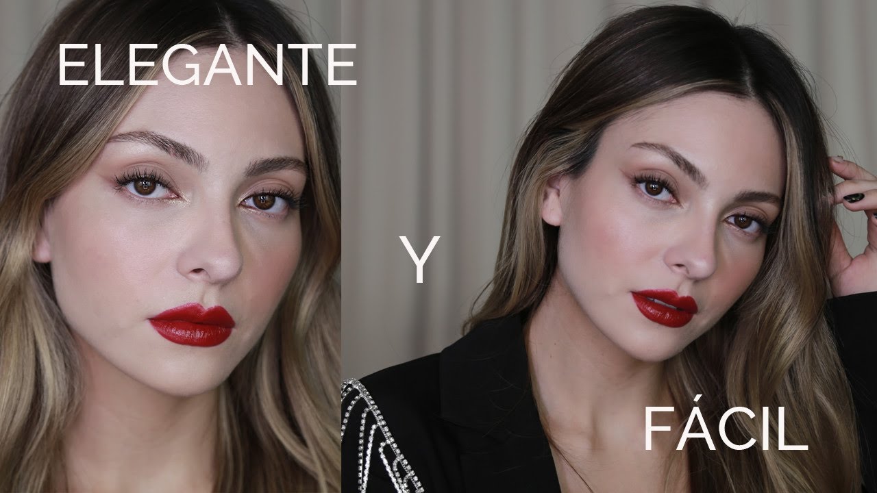 Maquillaje Clásico y Elegante para principiantes super fácil TUTORIAL paso a paso | Anna Sarelly