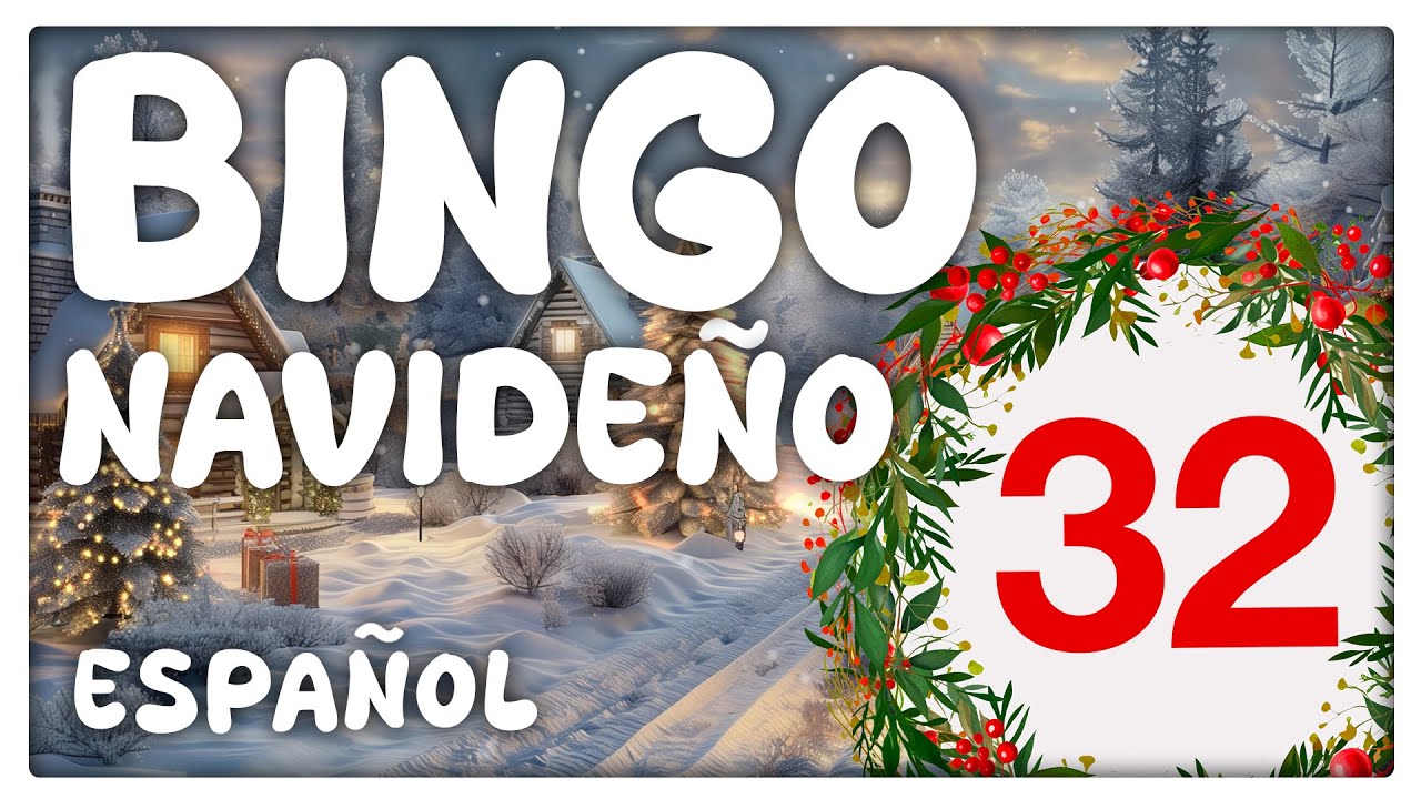 90 Bolas Juego de Bingo 'Navideño' - 32