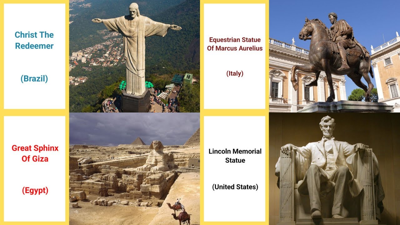 Famous Statues Of The World | Famous Statues With Pronunciation | Famous Statues with Pictures |