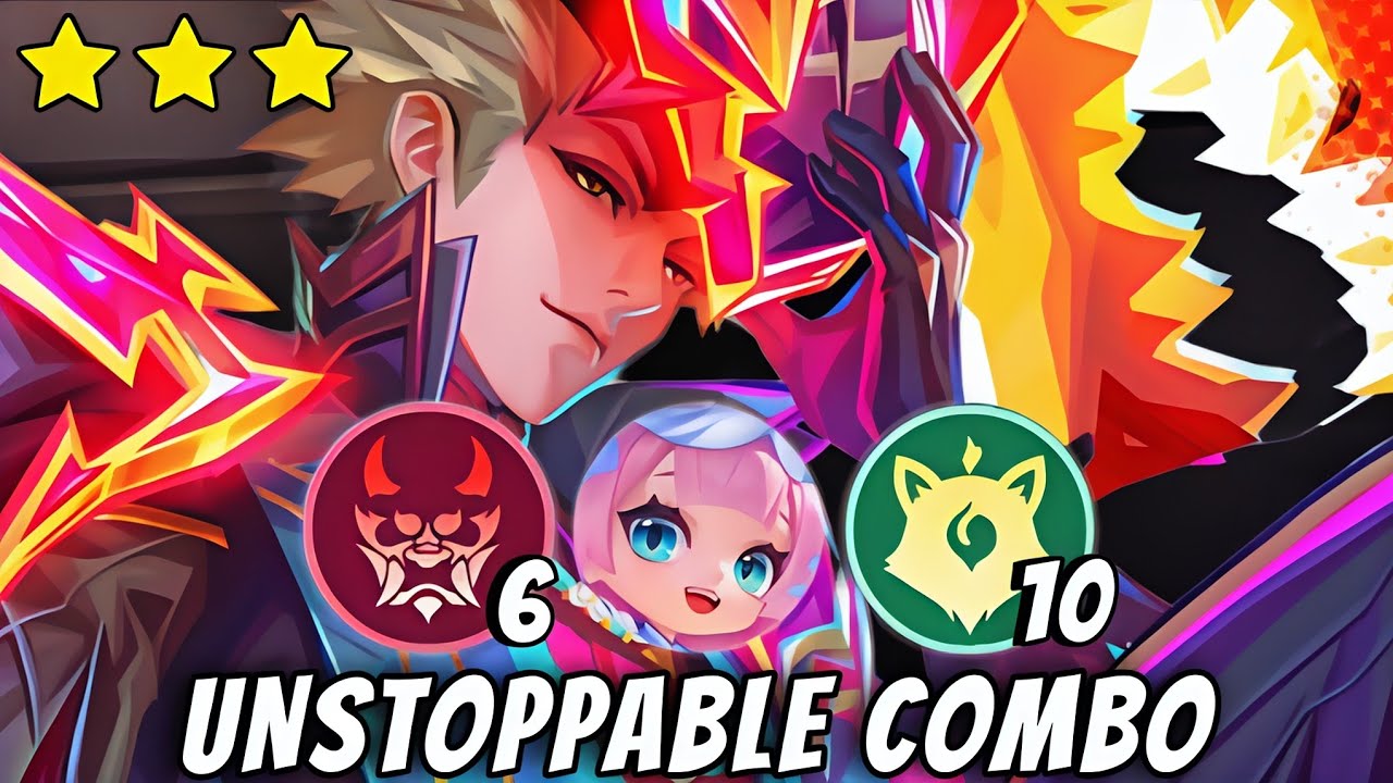 3 STAR LING 6 KISHIN + 10 MYSTIC MEOW!! EASY COMEBACK!! MAGIC CHESS GO GO 