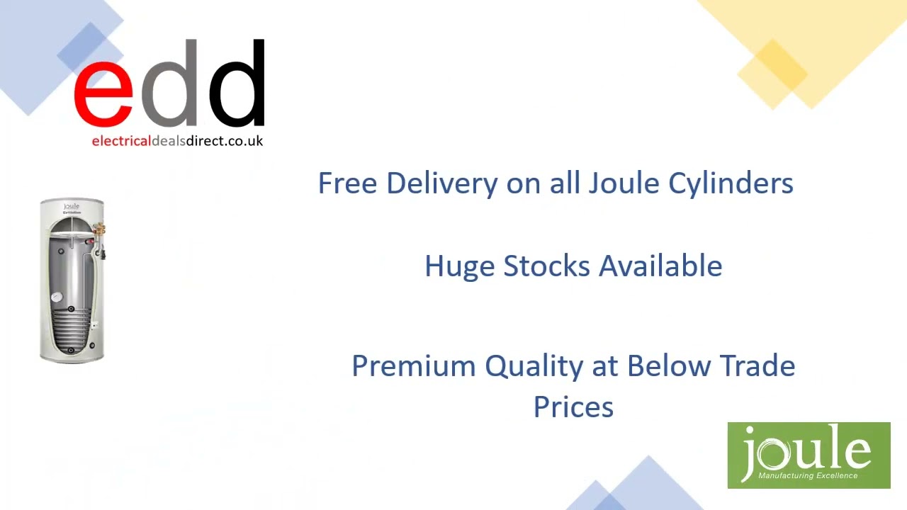 Joule Cyclone Air 200L Indirect Unvented Cylinder: Efficient Heating Tech