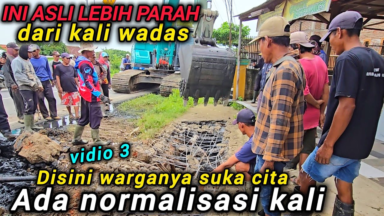 KALI WADAS LIBUR SEBULAN❗️KANG DEDI M KEMBALI INSTRUKSIKAN KERUK LAGI KALI APUR YANG SEMPAT TERTUNDA
