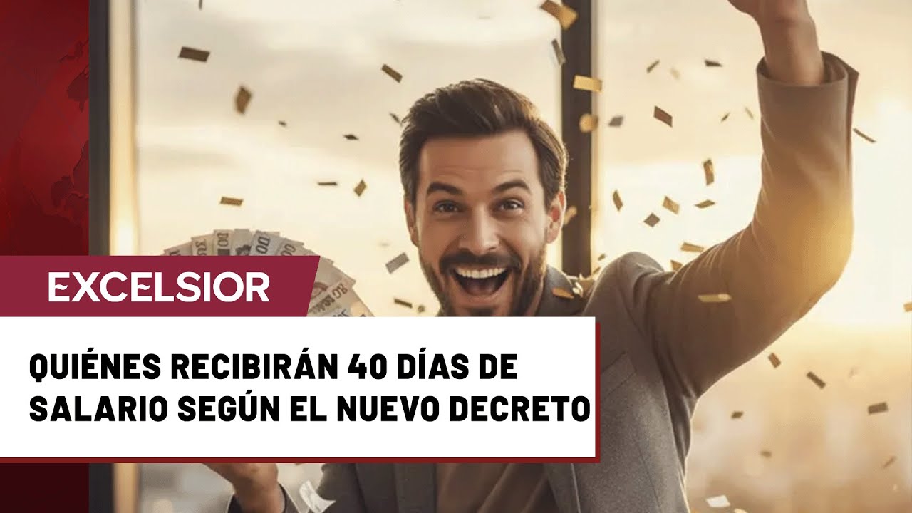 Aguinaldo 2025: qui&eacute;nes recibir&aacute;n 40 d&iacute;as de salario seg&uacute;n el nuevo decreto