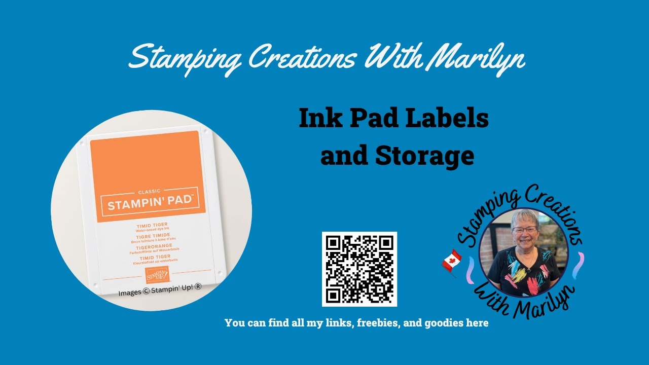 How to Add Labels to Ink Pads & Storage for them!
