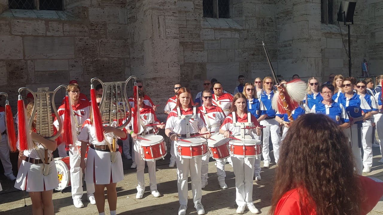 1.Mai.24 Platzkonzert mit denn Spielmannszügen / Kornmarkt Mühlhausen Thür.