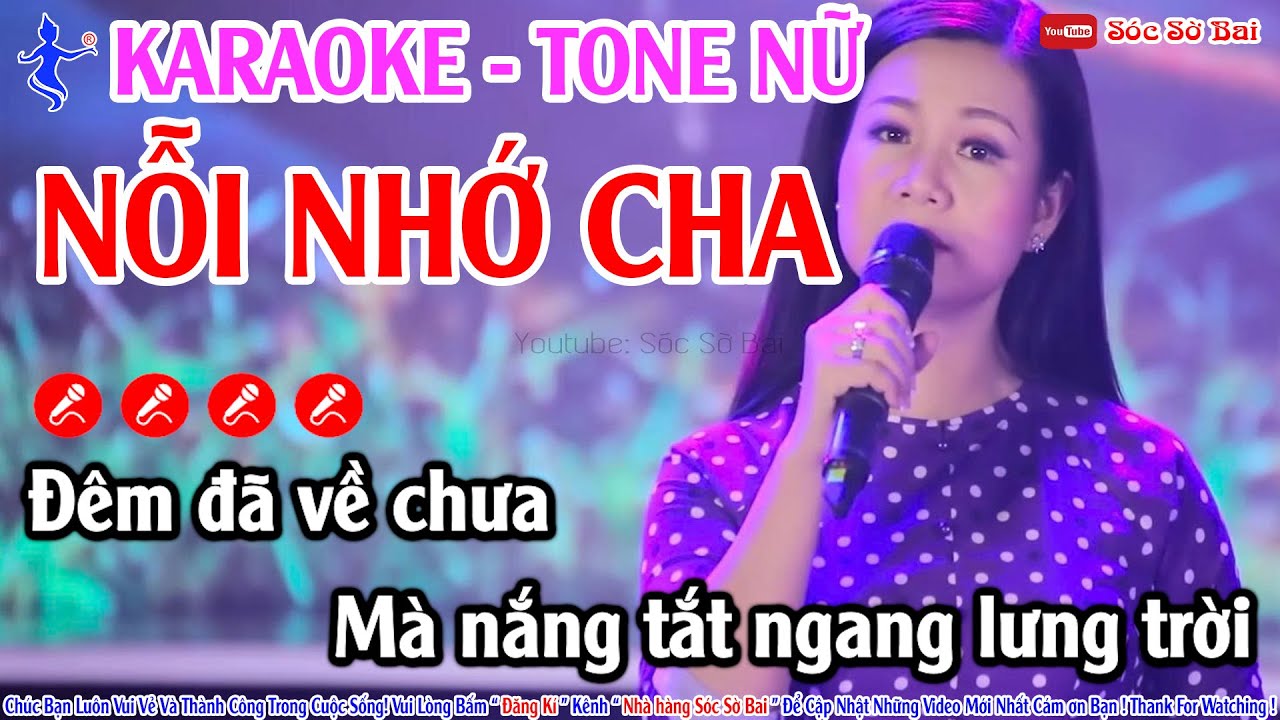 NỖI NHỚ CHA - KARAOKE - DƯƠNG HỒNG LOAN | Nhà Hàng Sóc Sờ Bai | Phục Vụ Cơm Khách Đoàn - Đám Tiệc
