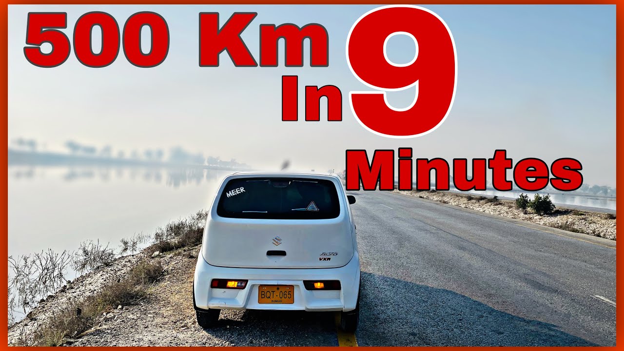 Sukkur to Karachi in 25 litres😱 | Alto full tank experiment | 20km/l avg😍