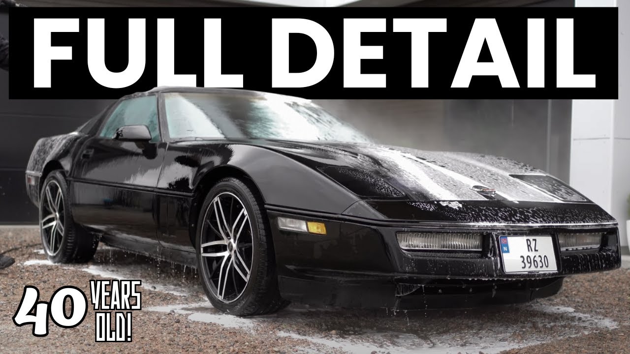 40 Year Old Corvette - Exterior Detail and paint correction - Full Detail