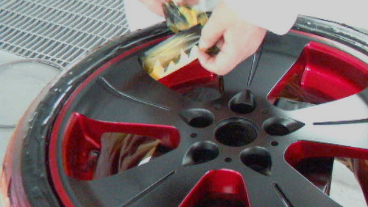 Paint rims repair and custom paint candy color・キャンディーカラーでカスタムペイント