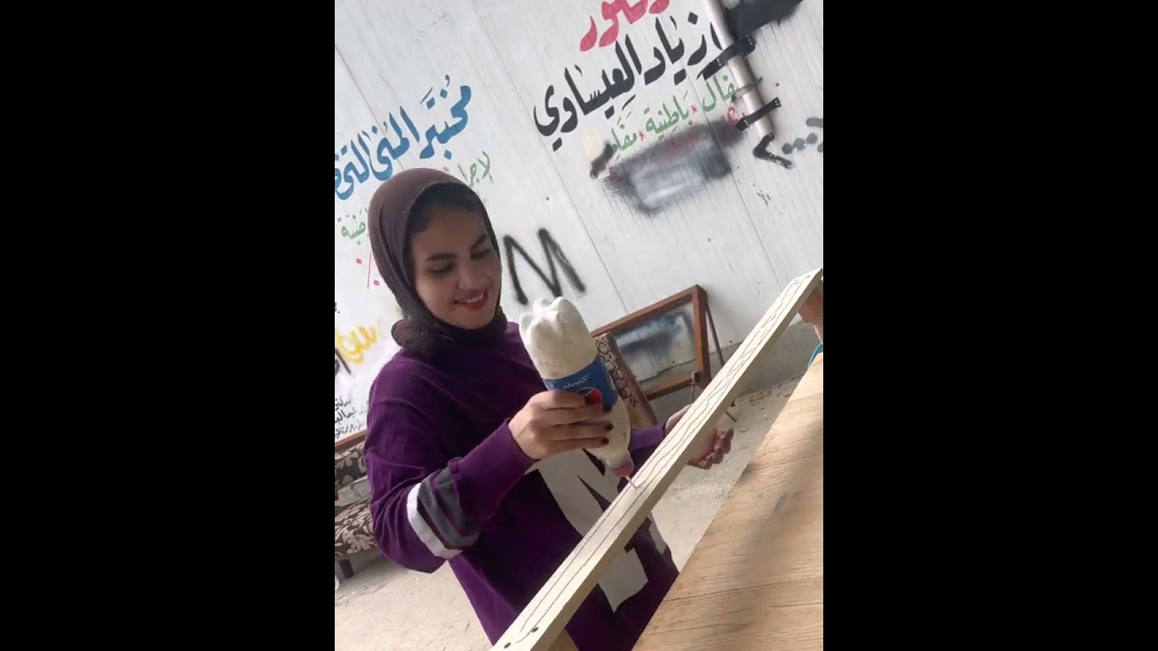 عمل كنتور بابين داخل وخارج صاج نور الجنابي #دوشمة_ونجارة_نور
