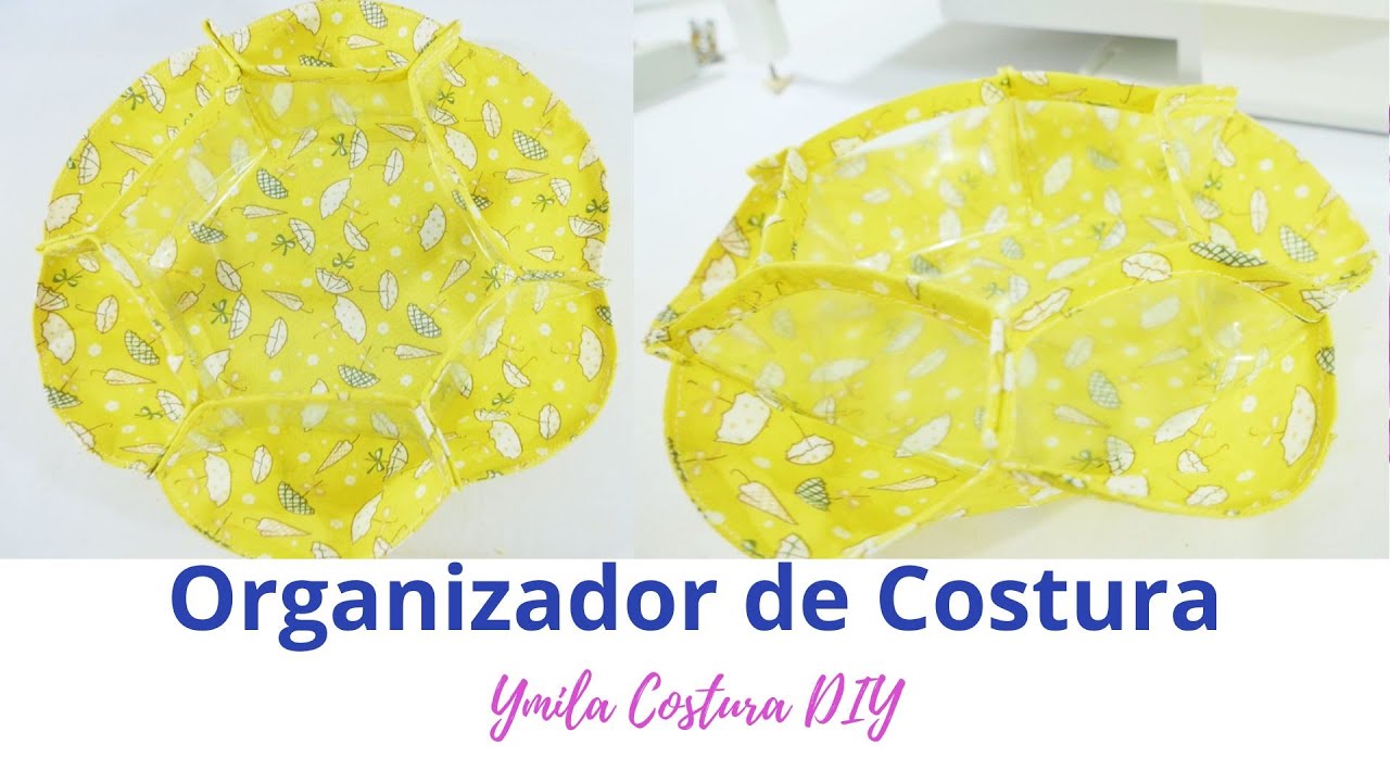 Organizador de tela con divisiones  circular