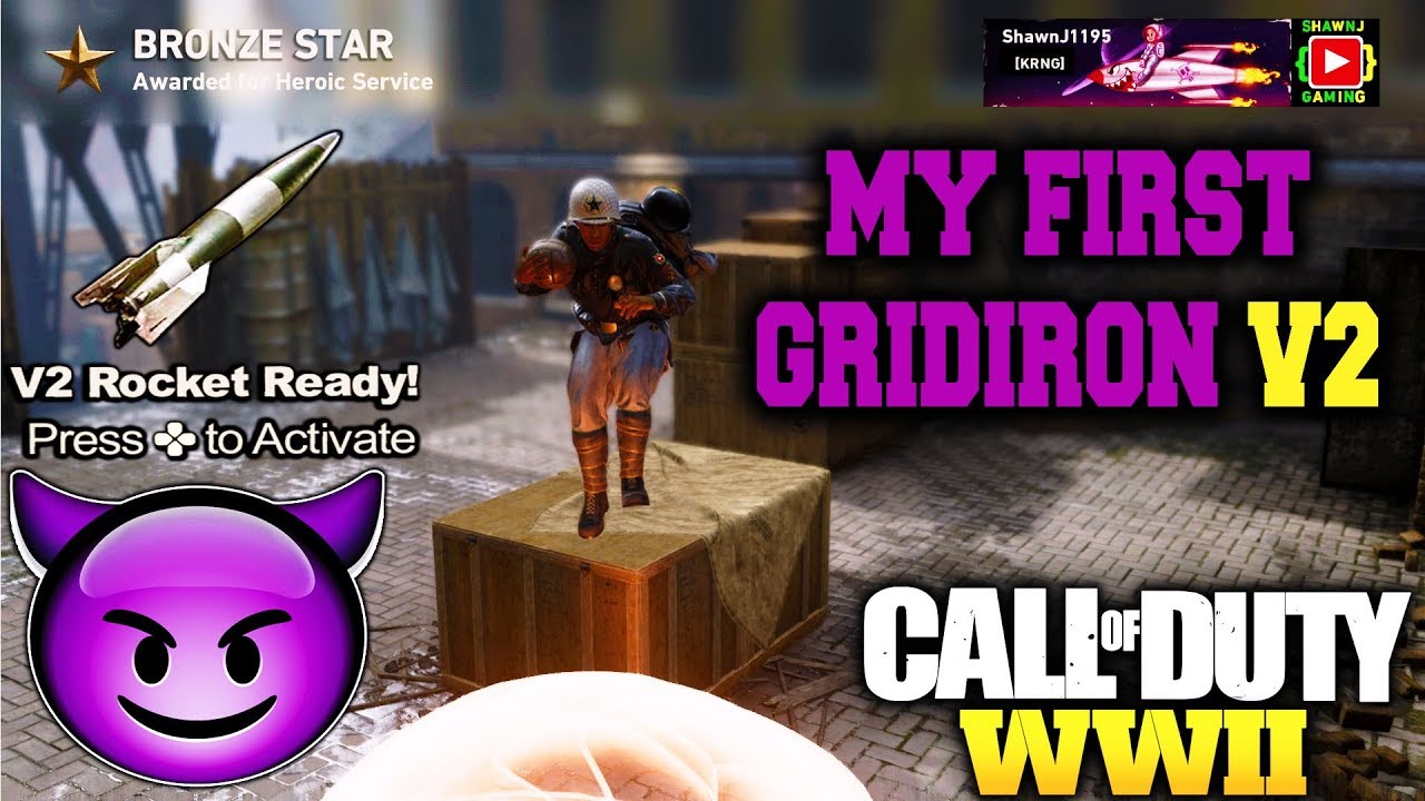 MY FIRST GRIDIRON V2!! (COD WWII HEROIC PPSH V2)