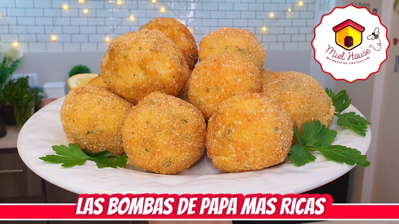 Bombas de papa EN POCOS MINUTOS las mas deliciosas
