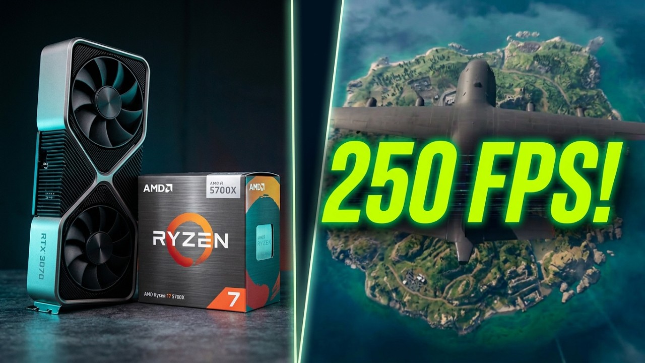 Essa combina&ccedil;&atilde;o DESTR&Oacute;I o Warzone! RTX 3070 + Ryzen 7 5700X! 💥