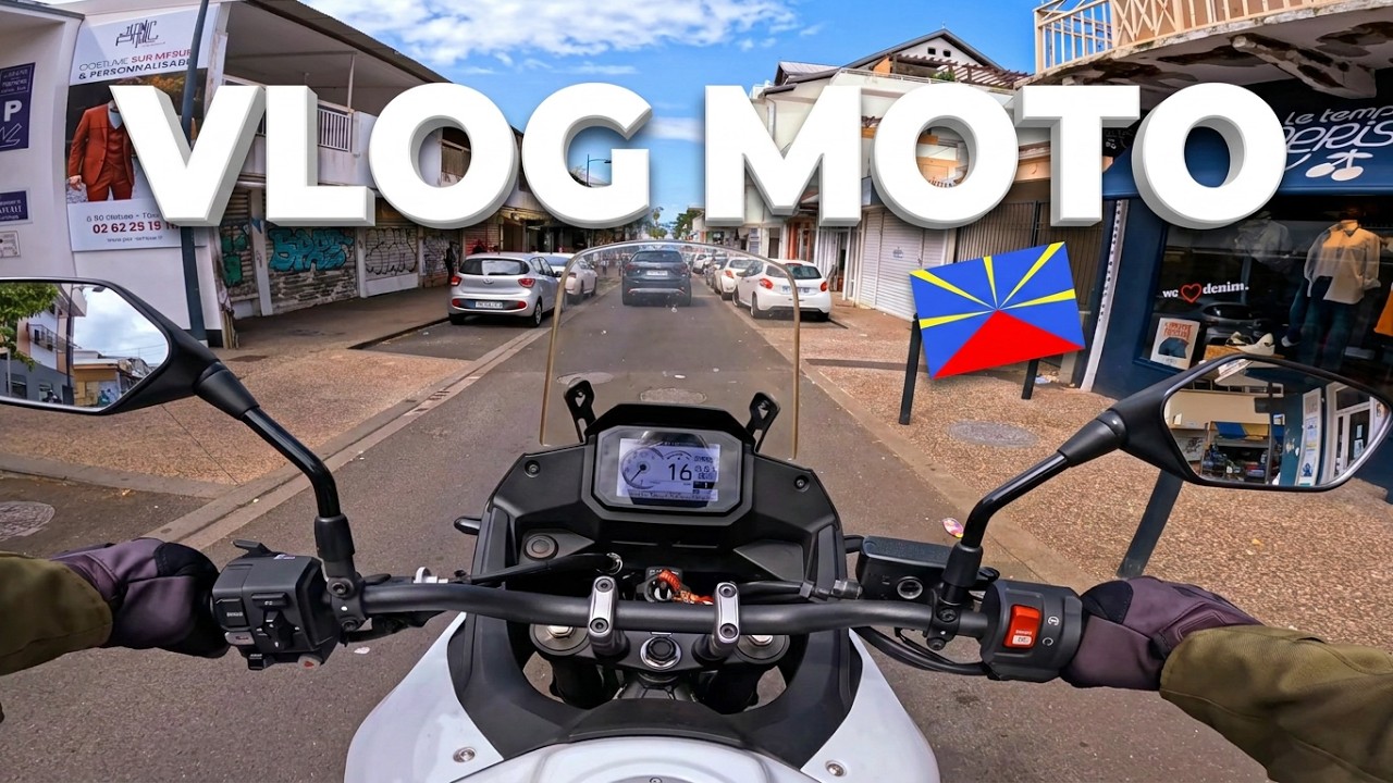 🇷🇪Moto : De St-Pierre à Terre-Sainte  #motovlog #gopro #hondatransalp
