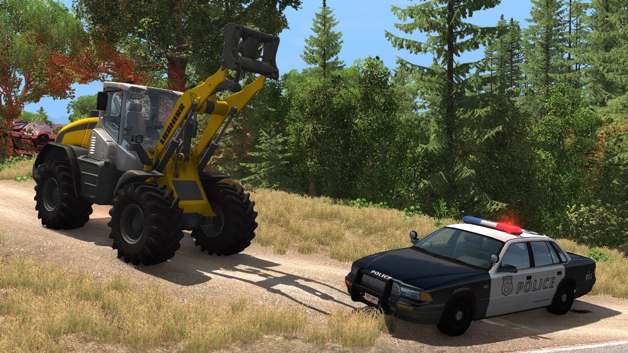 Farmers vs. Police | BeamNG.drive