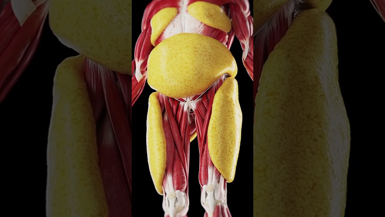 Subcutaneous Fat in Men: What it for? #sciepro #3d #eduYouTube...