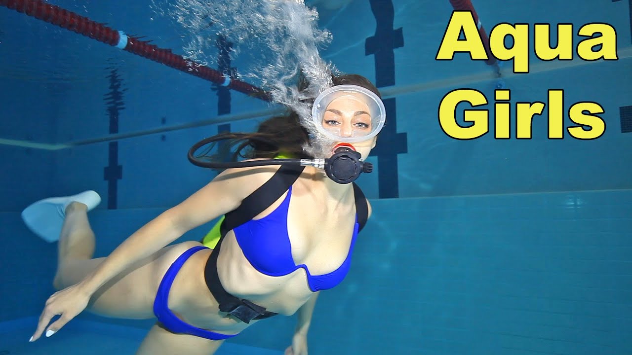Beautiful Bikini Scuba Girl