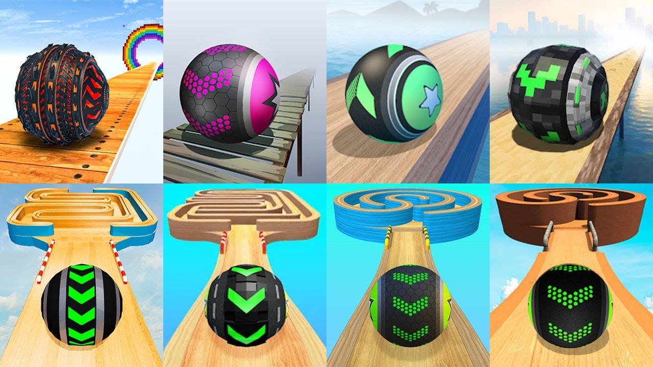 Going Balls VS Rolling Ball Sky Escape,Action Balls,Super Rolling Balls Funny Speed Run Tiktok Gamep