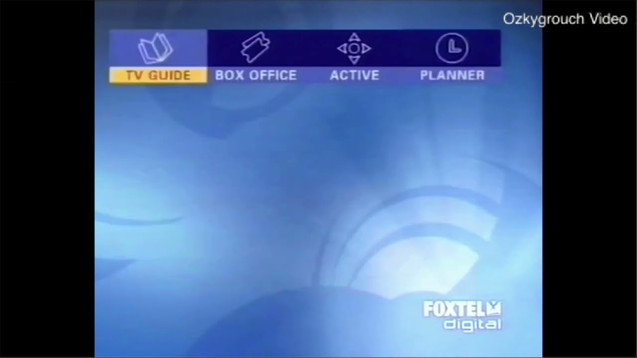 A Foxtel electronic program guide (17 Apr 2009)
