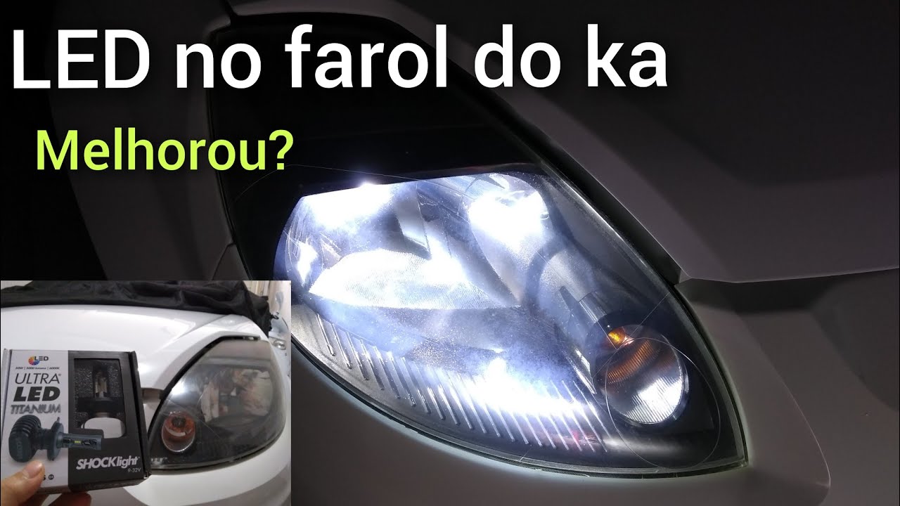 Como melhorar a iluminação dos faróis do Ford Ka, faça você mesmo.