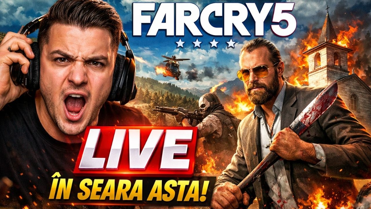 🔴 FAR CRY 5 LIVE 🔥 Luptăm Împotriva Cultului Eden's Gate! Gameplay România