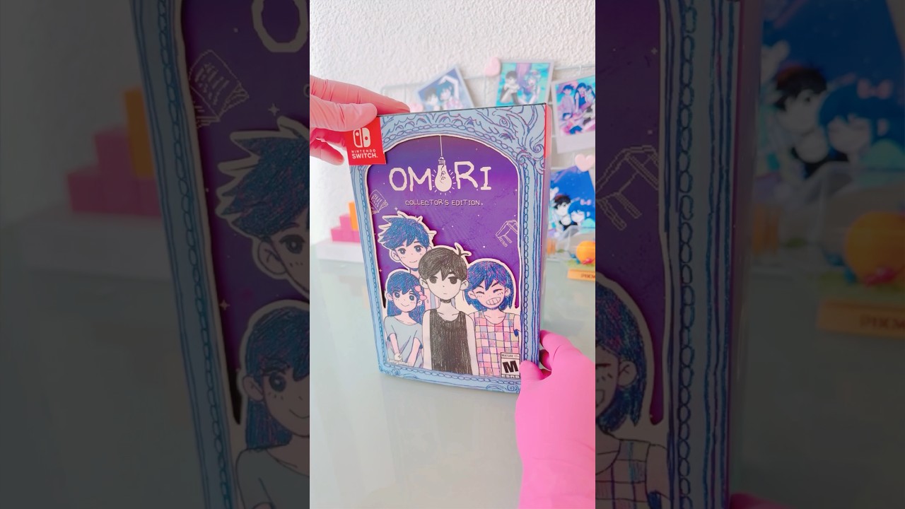 Omori Collector&rsquo;s edition Nintendo Switch Unboxing 💡🍉 #omori #omorigame #basil #unboxing #nintendo
