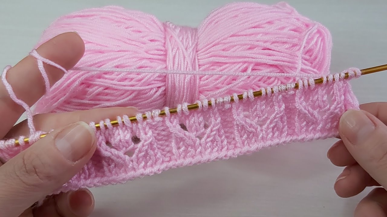 iki şiş çok seveceğiniz örgü model anlatımı ✅crochet knitting
