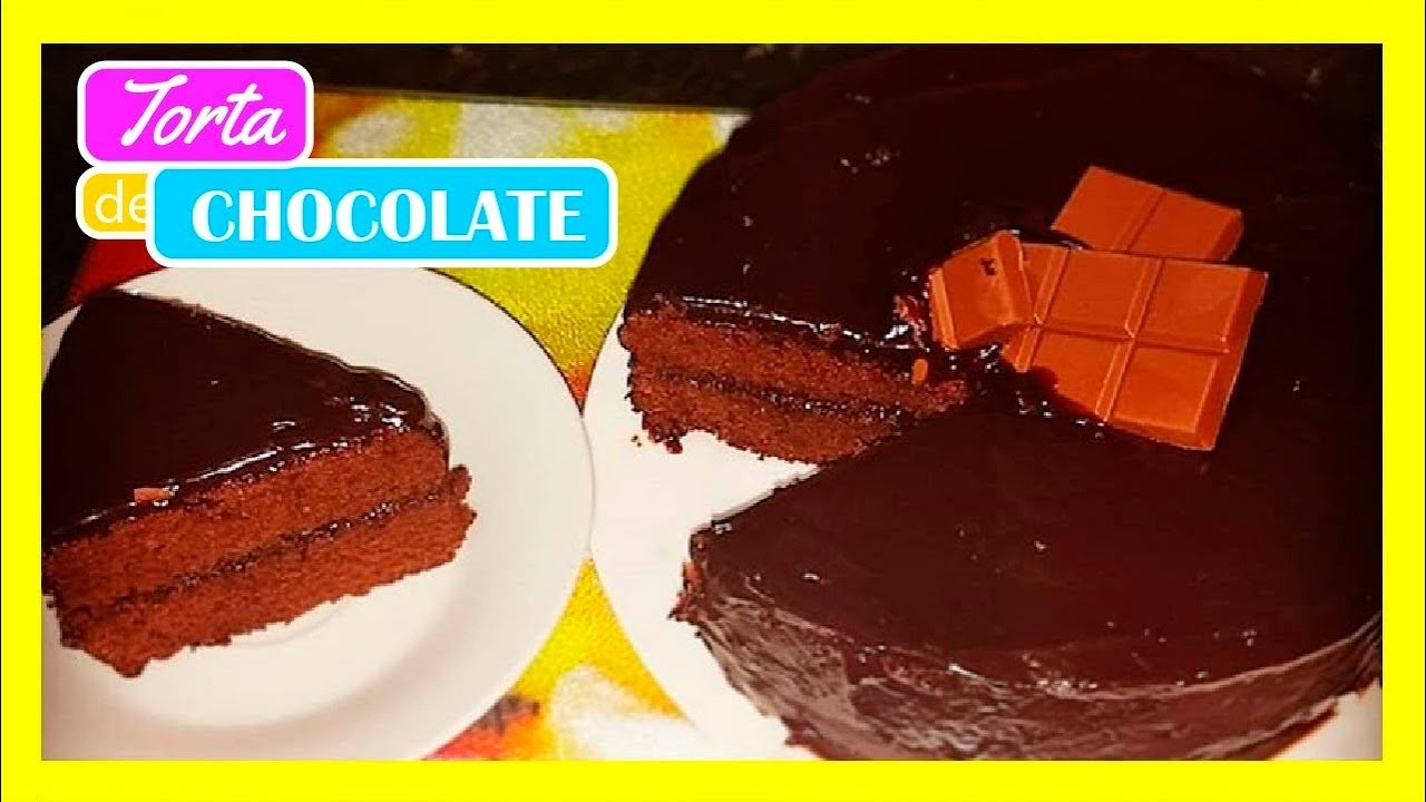 Como Hacer una TORTA CASERA DE CHOCOLATE fácil con HARINA DE TRIGO