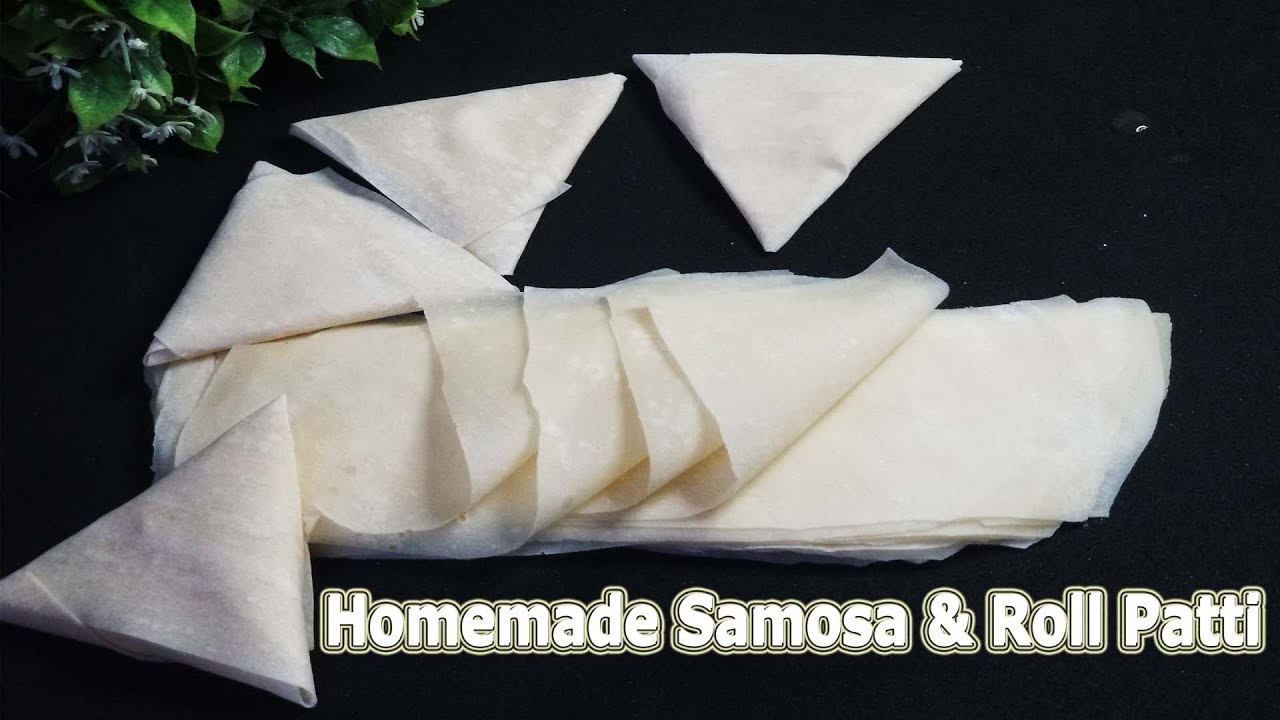 Homemade Samosa and Spring Roll Sheets - Manda Patti - Roll and Samosa Patti  - سمبوسة