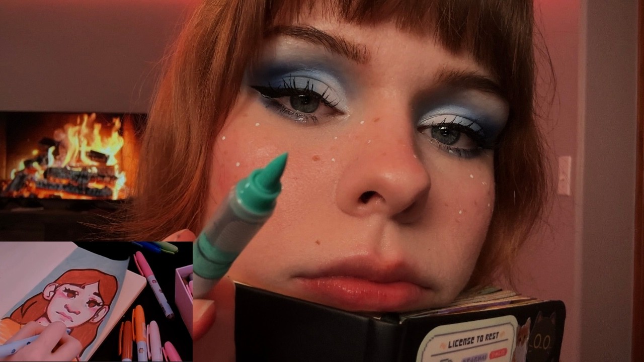 ASMR Perfectionist Artists Obsessively Draws You (Paint Pens)