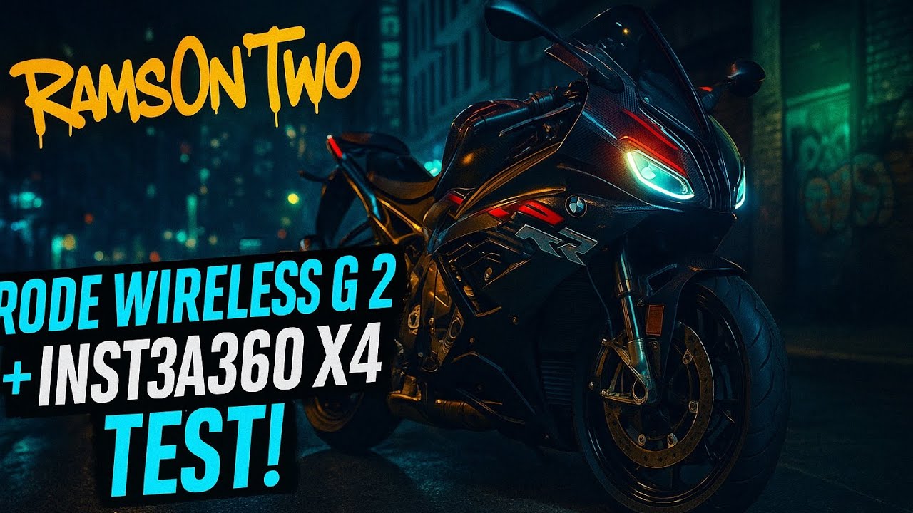 NYC Motorcycle S1K Ride Test | Rode Wireless Go 2 x Insta360 X4 POV!