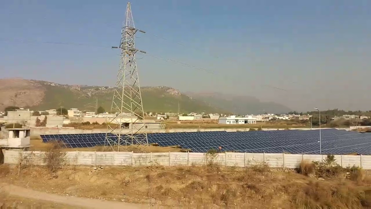 Beautiful Punjab: Sangjani Landscapes & Solar Park View | Pakistan Railways Train Journey 🛤️