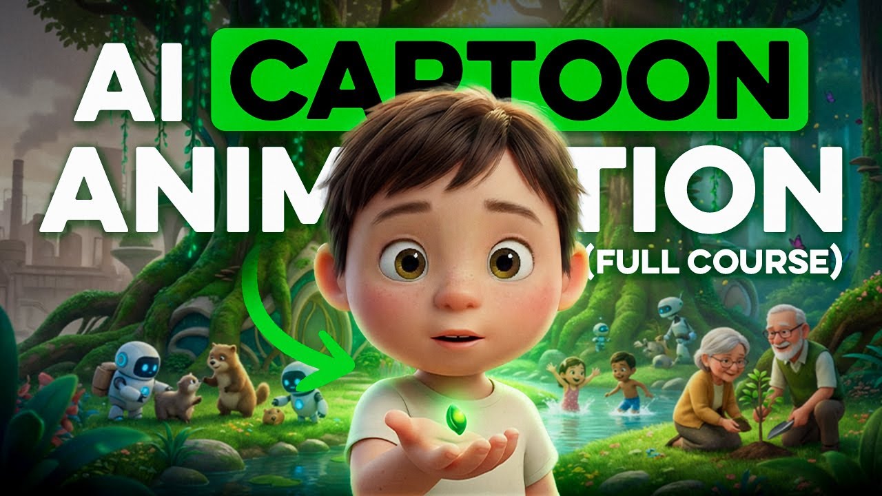 How to Make Animated Cartoon videos with AI (Full Course)