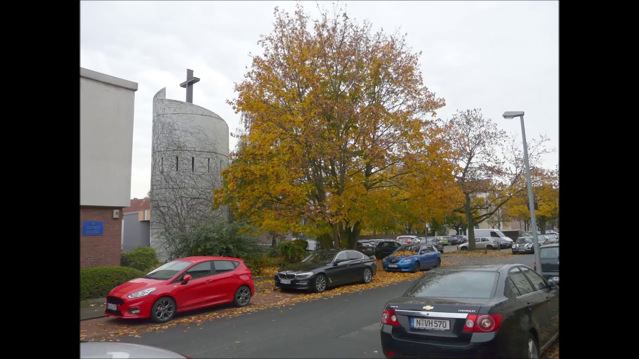Glocken Hannover-Vahrenwald (H) Heilig-Geist-Kirche - Einl&auml;uten des Sonntagsgottesdienstes