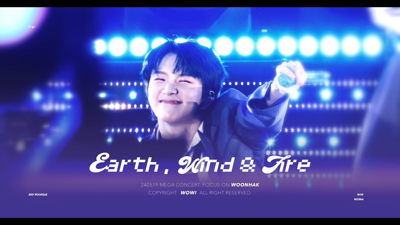 ʕ•ᴥ•FANCAM 240519 BOYNEXTDOOR WOONHAK 보이넥스트도어 운학 - 'Earth, Wind & Fire' 직캠