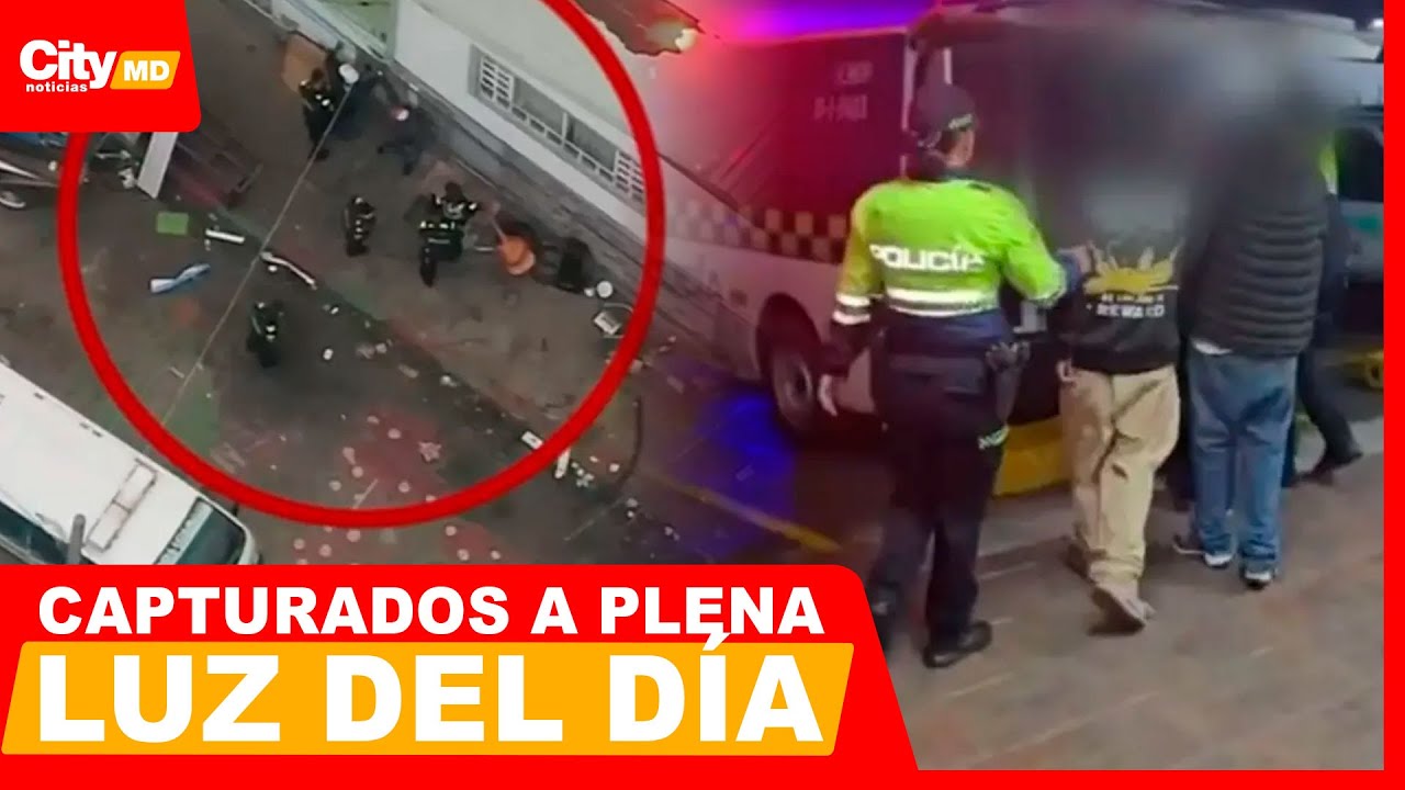 Captura en Tunjuelito: dron grabó el operativo y dejó cinco detenidos | City Noticias Medio Día