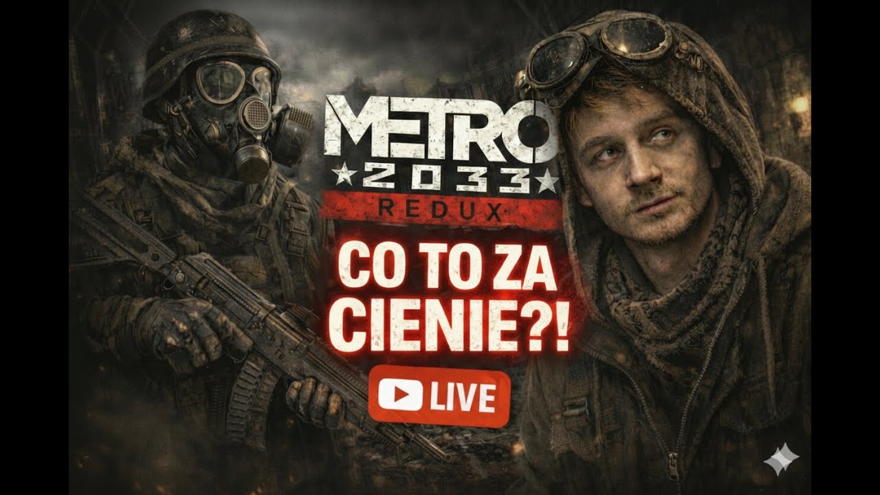 Te Cienie to nie żart… 😳 | Metro 2033 Redux  🔴 LIVE PL