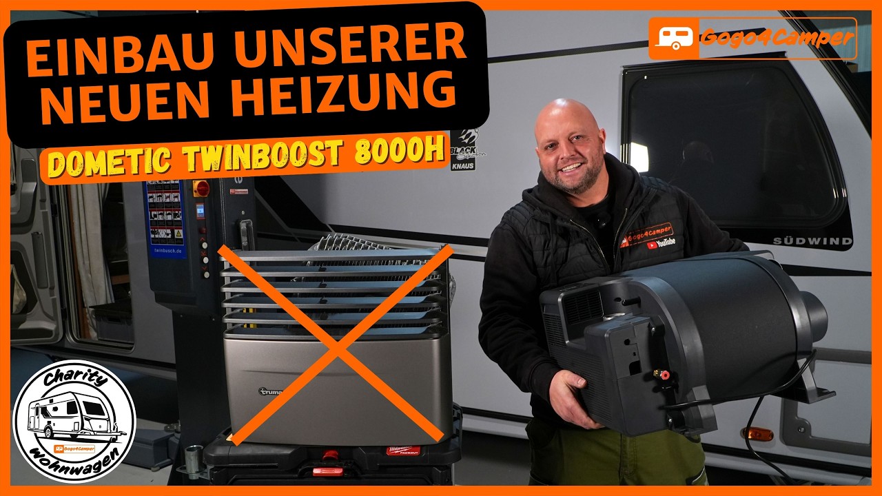 Heizungs Upgrade im Charitywohnwagen - Dometic TwinBoost 8000H Einbau & Wintercamping Erfahrung