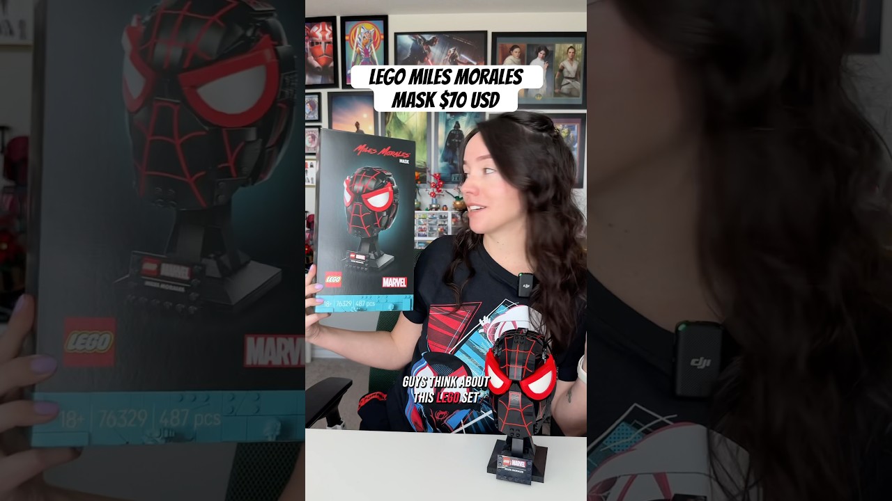 LEGO Marvel Miles Morales Mask is a clone #lego #rlfm #legomarvel