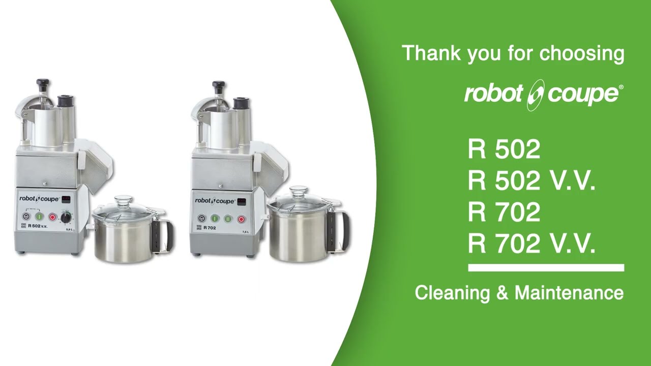 Robot-Coupe Food-Processors R 502, R 502 V.V., R 702, R 702 V.V. - Discovering your machine