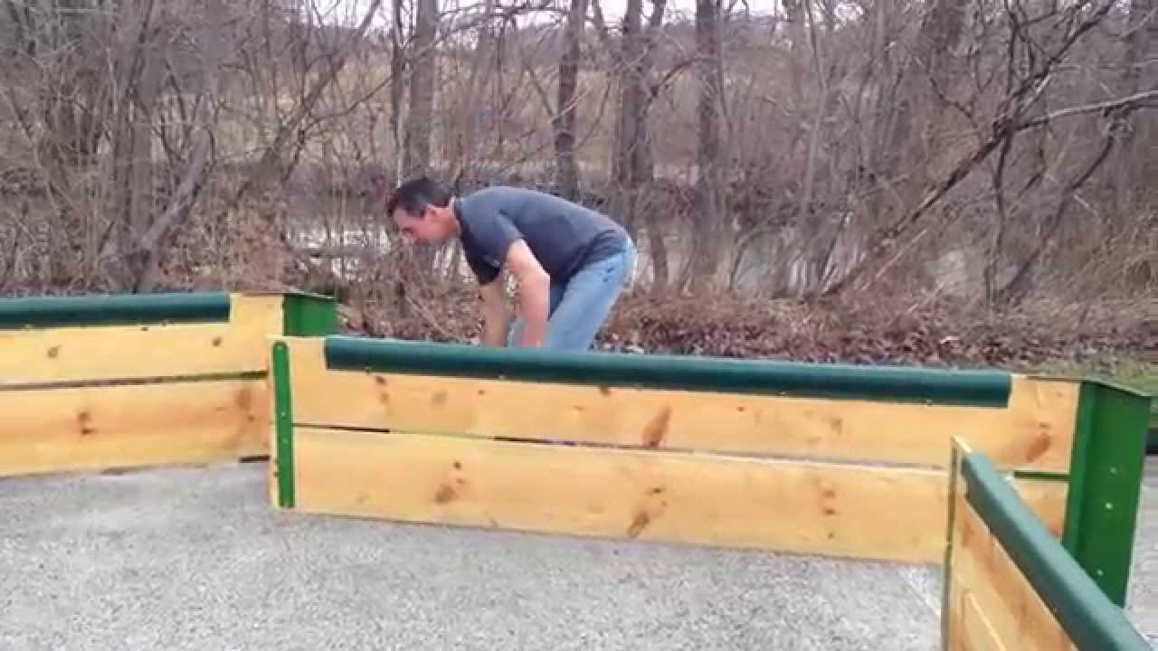 Gaga Ball Pit Quick Connect Kit aka Portability Bracket Demo by Coach Cliff