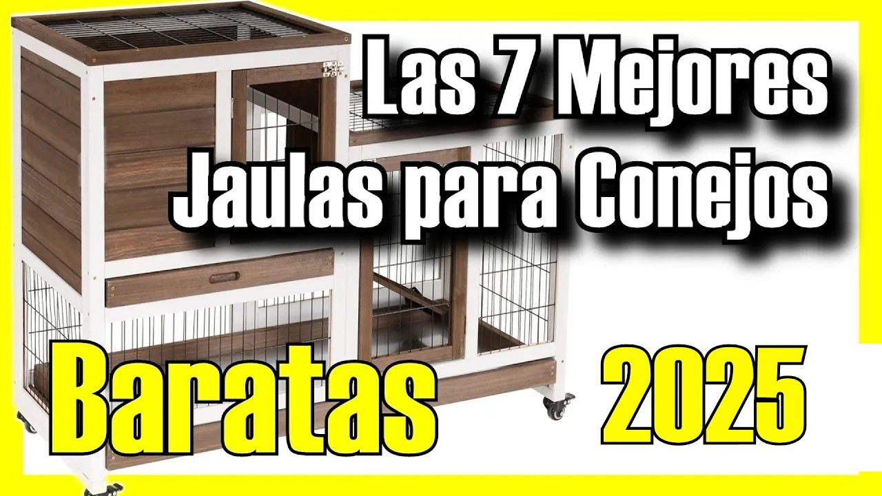🐰🔥 Las 7 MEJORES Jaulas para Conejos BUENAS y BARATAS de Amazon [2025]✅[Calidad/Precio] Conejeros