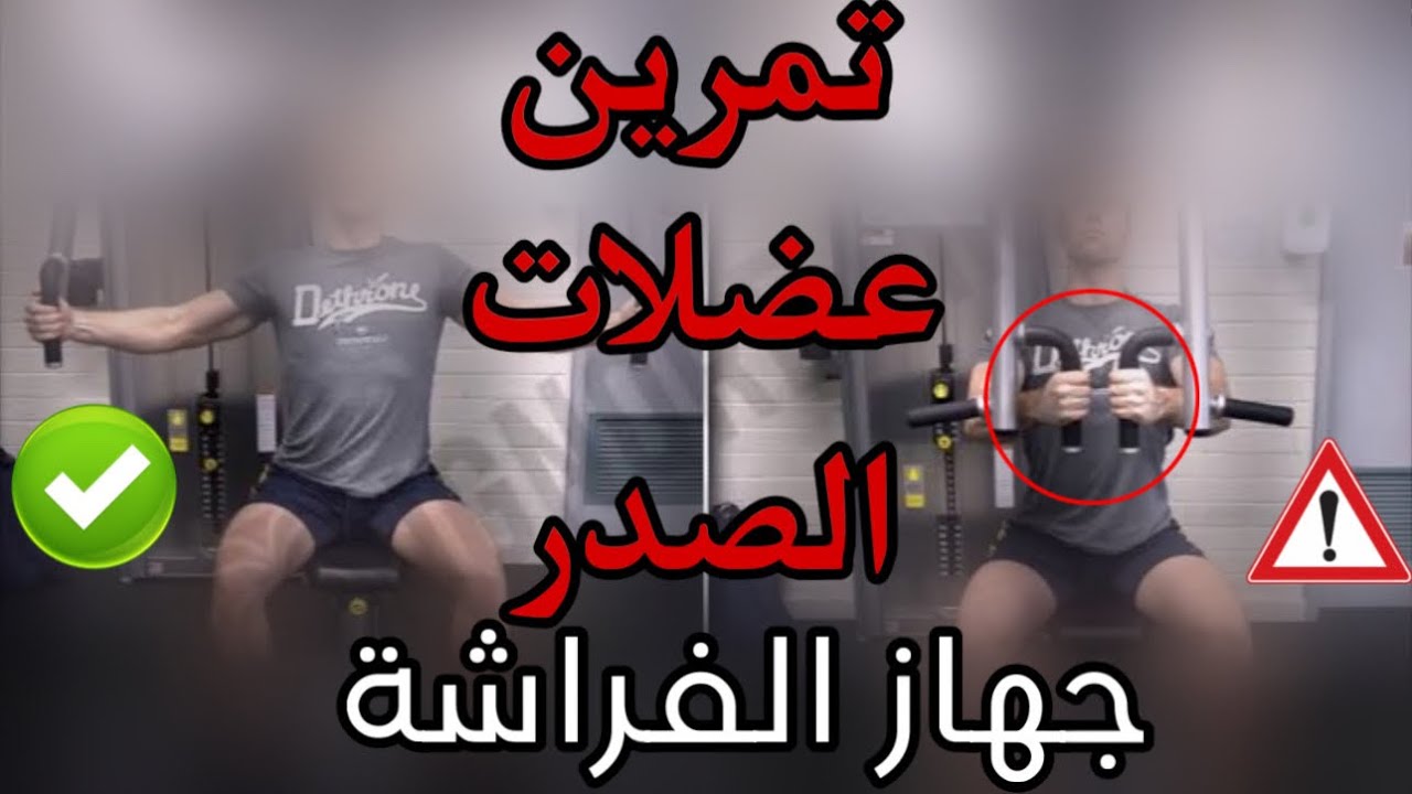 جهاز  الفراشة للصدر | بالشرح #تمرين_صدر  #butterfly