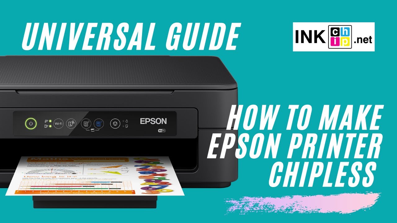 How to make Epson printer chipless | Universal instruction | INKCHIP
