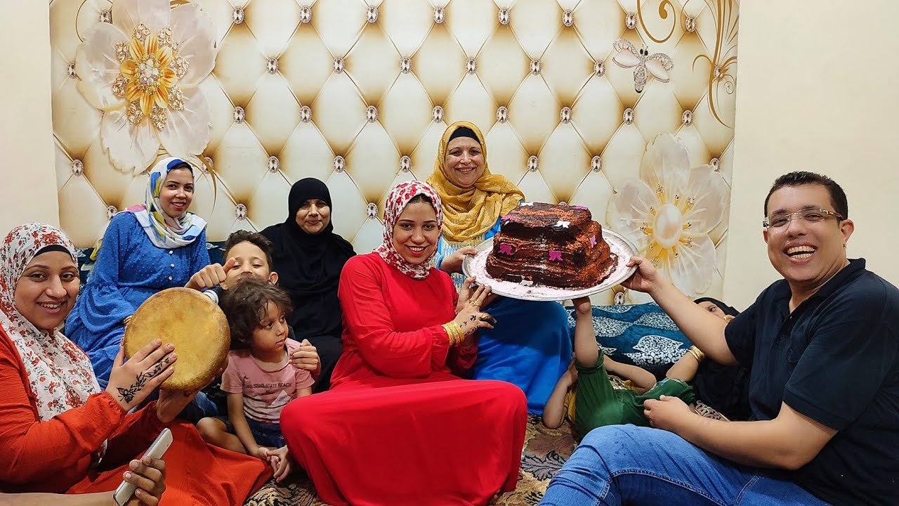 حنة ام العريس كلها ضحك وكواليس